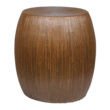 Seasonal Living Bud Stool/Accent Table - Red Outdoor End Table