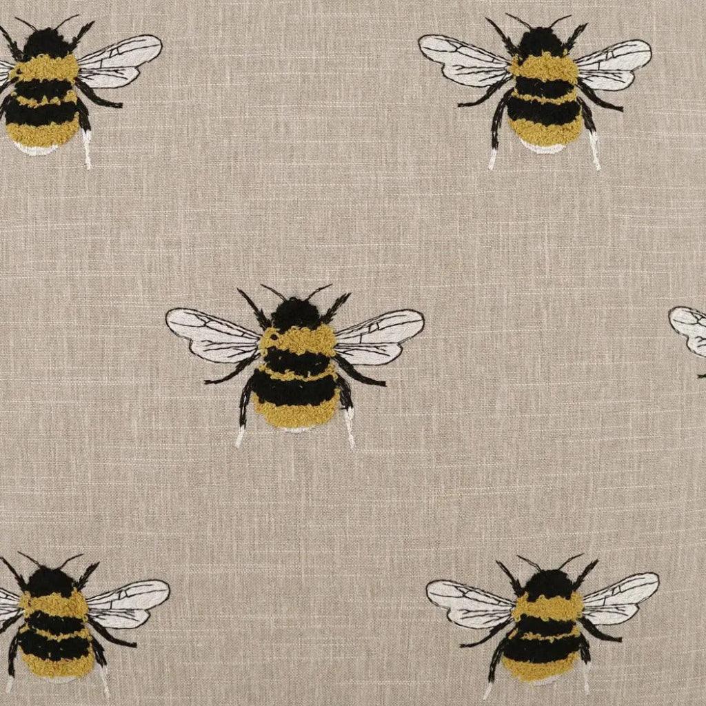 Busy Bee Linen Brown Throw Pillow Insert - LOOMLAN - D.V. Kap - Throw Pillows