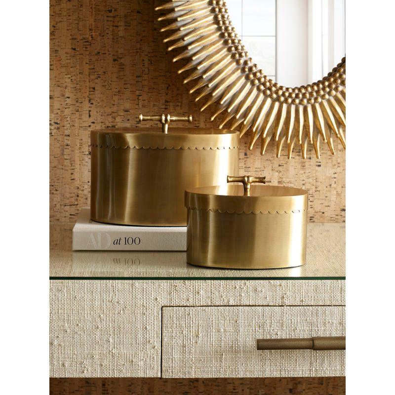 Buttercup Antique Brass Finish Gold Box -- view 4