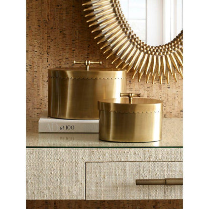 Buttercup Antique Brass Finish Gold Box -- view 4