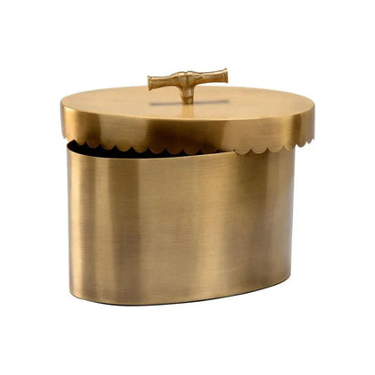 Buttercup Antique Brass Finish Gold Box -- view 8