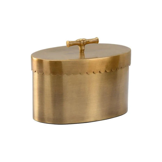Buttercup Antique Brass Finish Gold Box