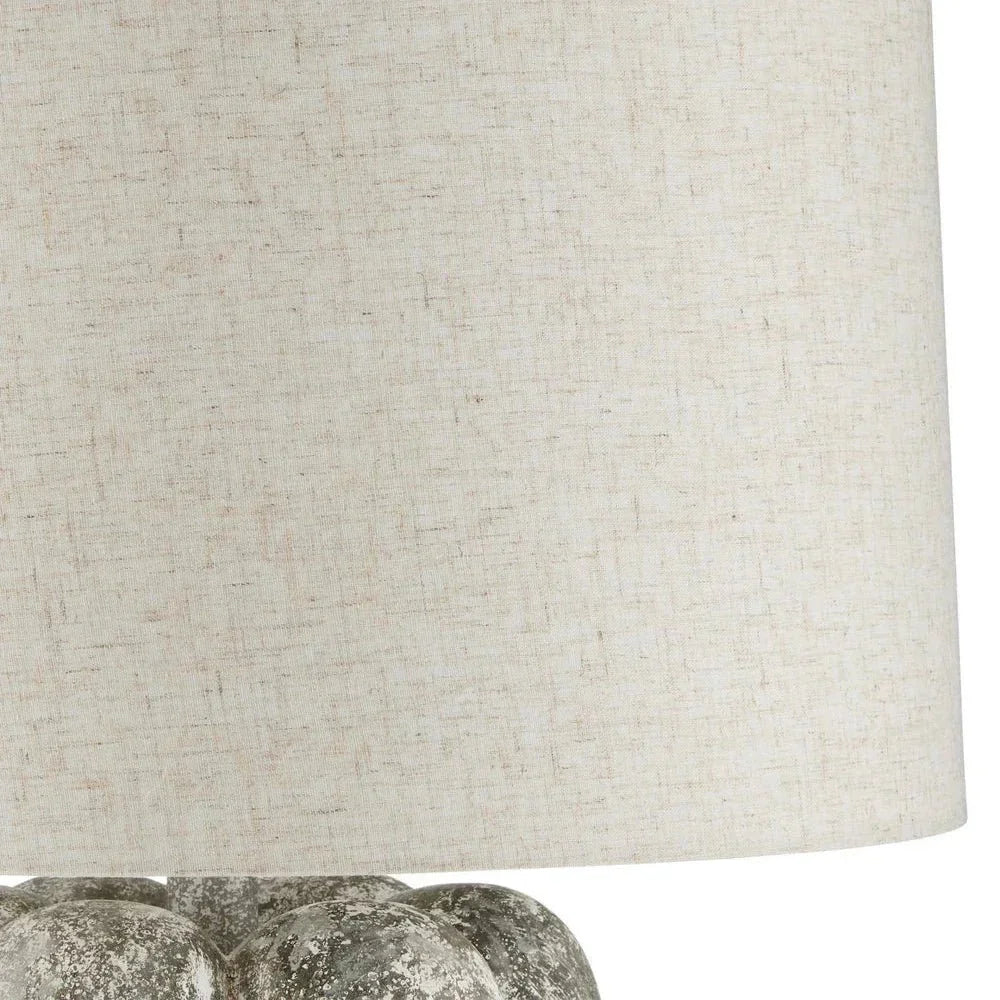 Buttress Rustic Gray Design Table Lamp - LOOMLAN - Currey & Co - Table Lamps