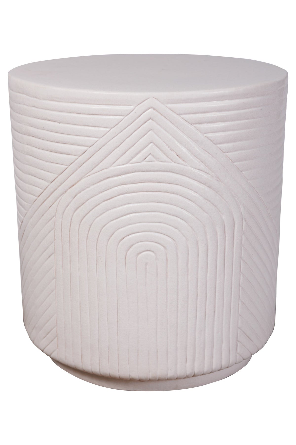 Seasonal Living Serenity Textured Ceramic Patio Stool