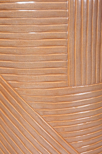 Seasonal Living Serenity Textured Ceramic Patio Stool
