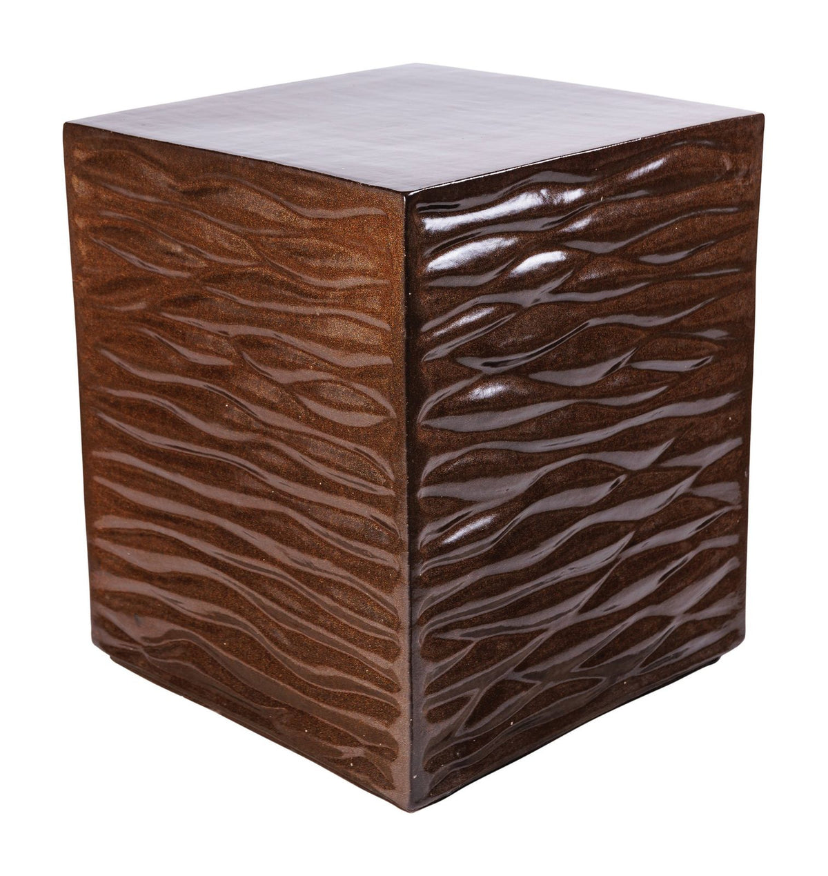 Seasonal Living Zen Ceramic Square Garden Stool
