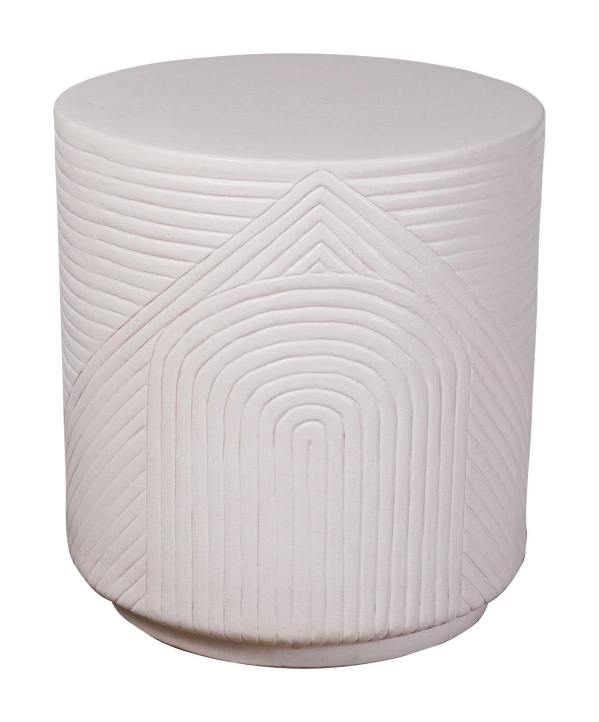 Seasonal Living Serenity Textured Ceramic Patio Stool