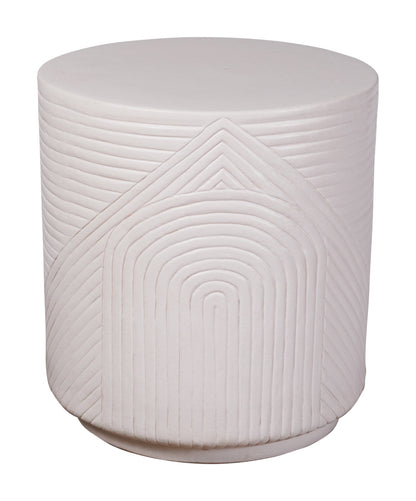 Seasonal Living Serenity Textured Ceramic Patio Stool