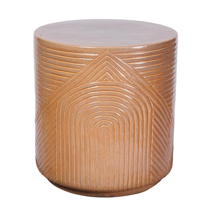 Seasonal Living Serenity Textured Ceramic Patio Stool