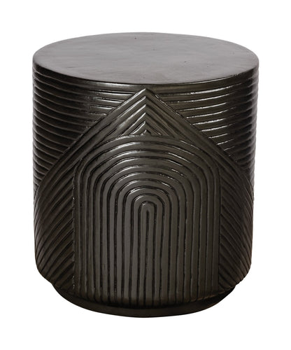 Seasonal Living Serenity Textured Ceramic Patio Stool