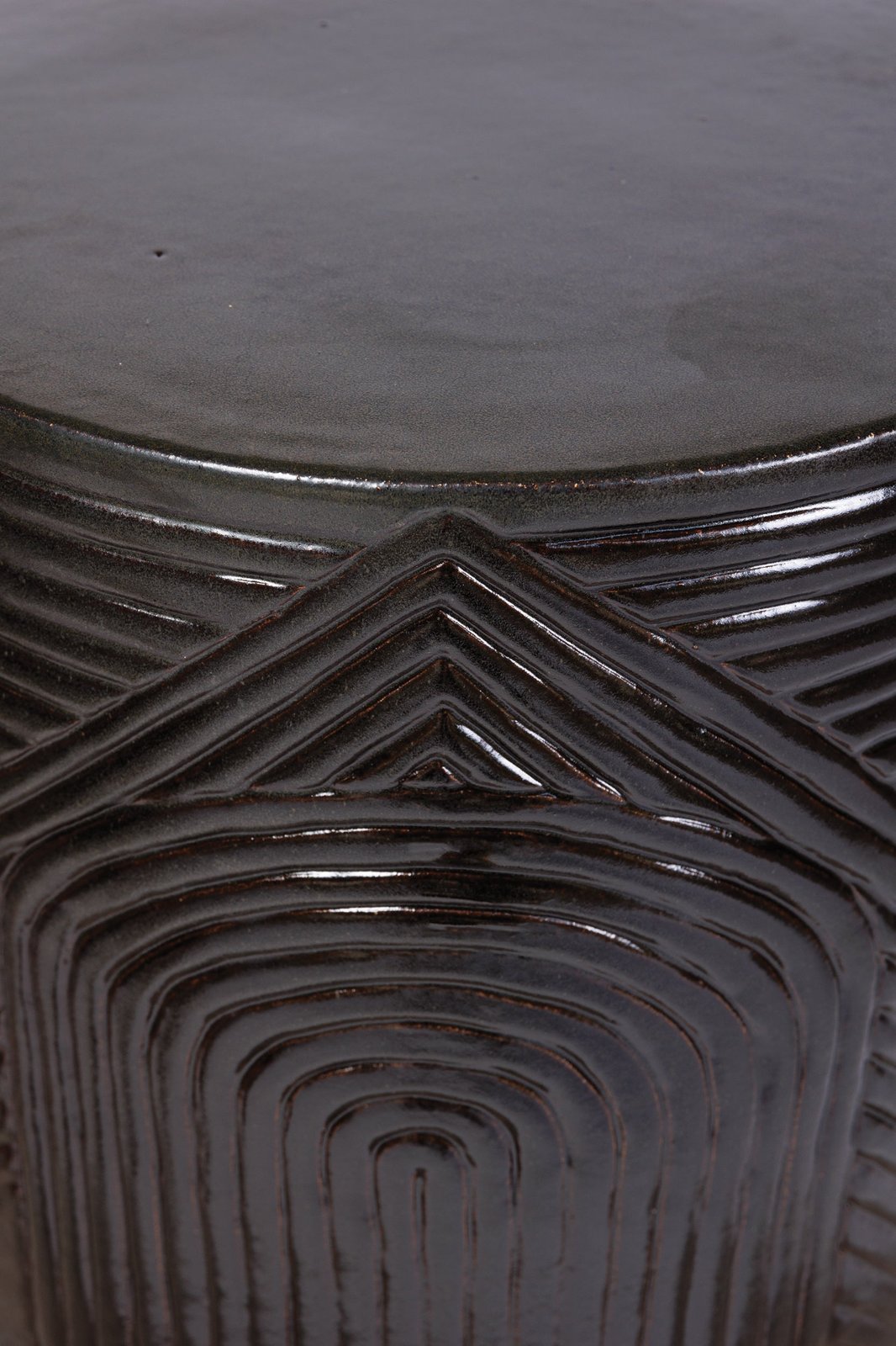Seasonal Living Serenity Textured Ceramic Patio Stool