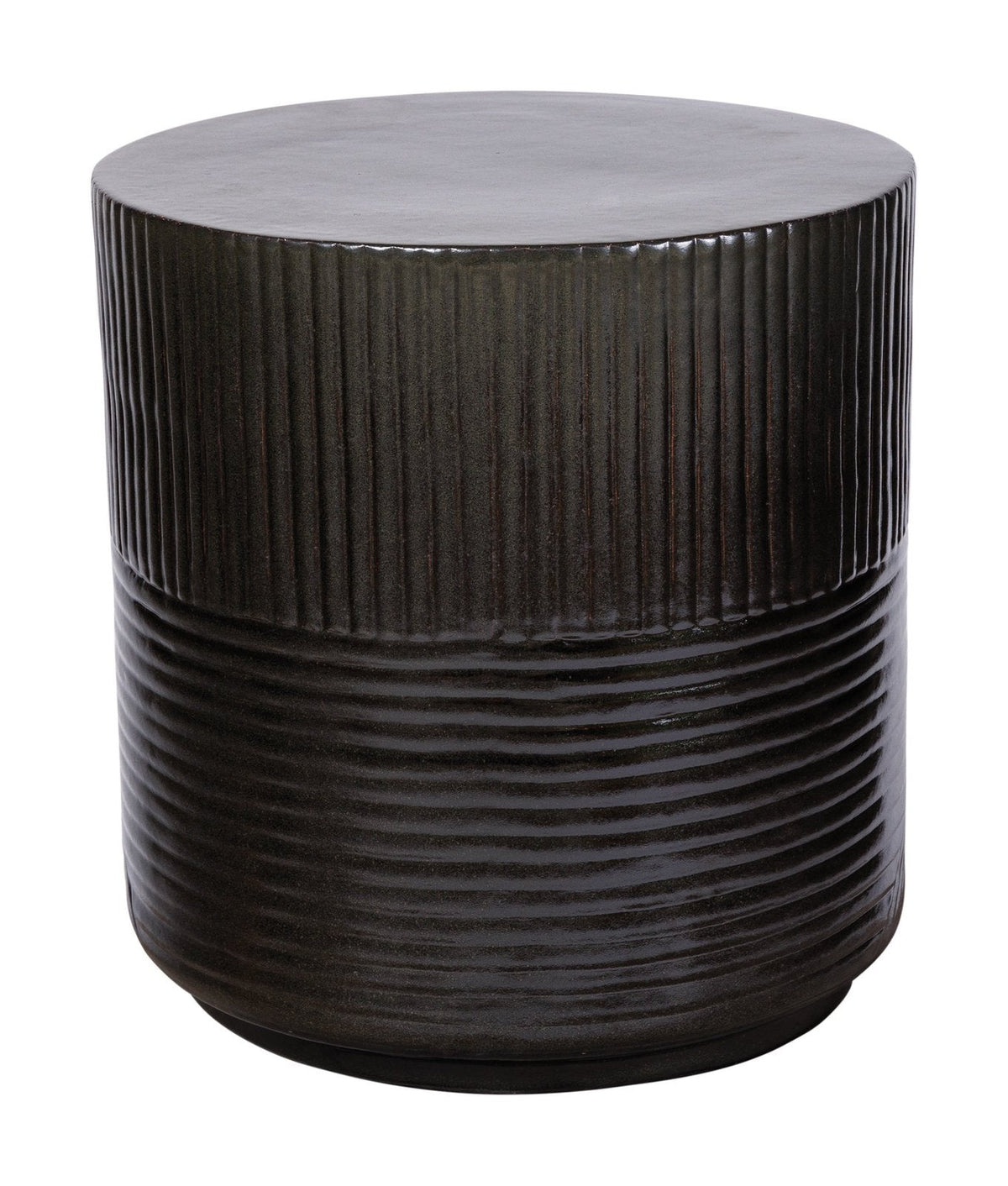 Seasonal Living Serenity Textured Ceramic Patio Stool