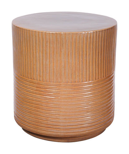 Seasonal Living Serenity Textured Ceramic Patio Stool