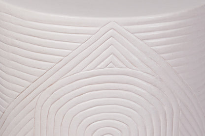 Seasonal Living Serenity Textured Ceramic Patio Stool