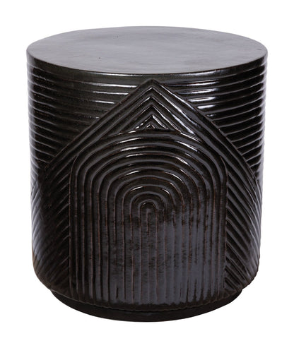 Seasonal Living Serenity Textured Ceramic Patio Stool