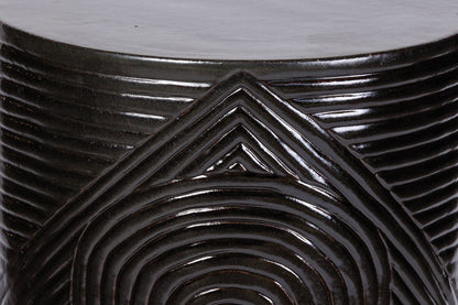 Seasonal Living Serenity Textured Ceramic Patio Stool