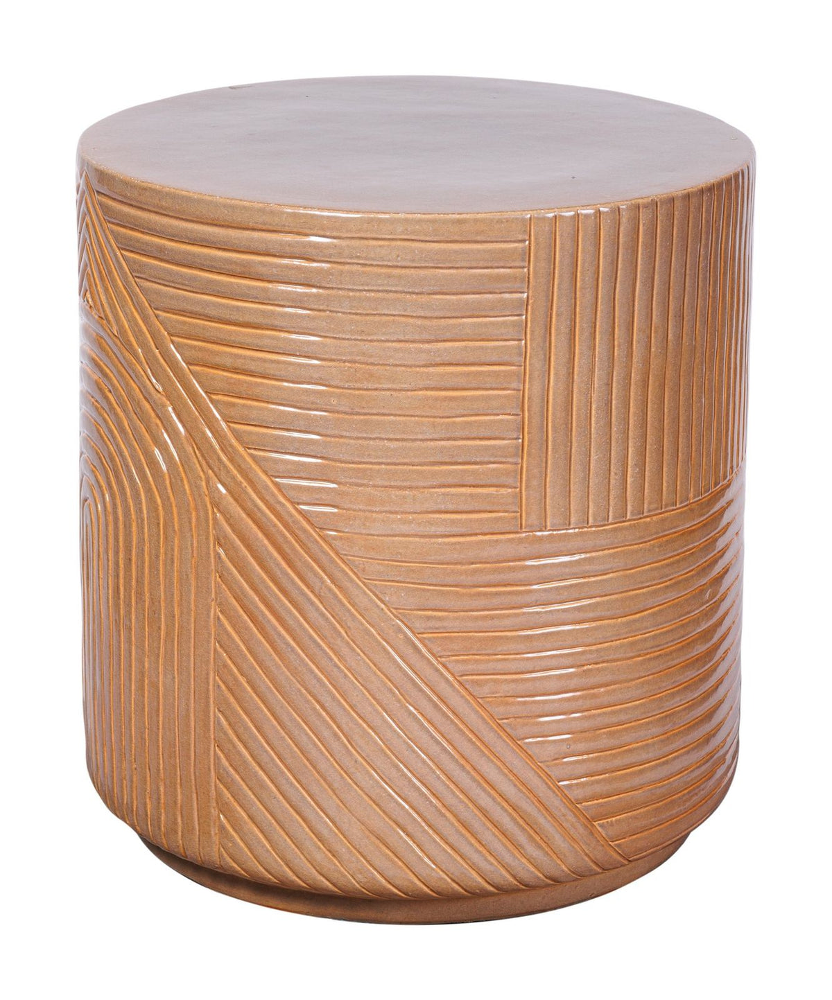 Seasonal Living Serenity Textured Ceramic Patio Stool