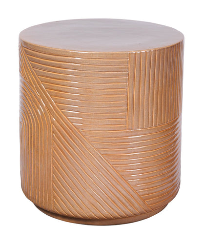 Seasonal Living Serenity Textured Ceramic Patio Stool