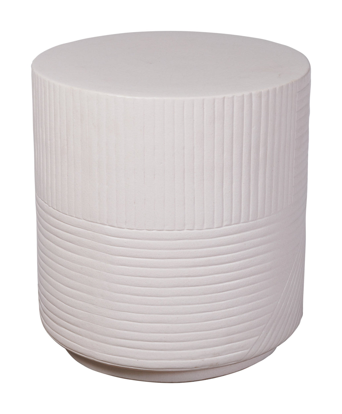 Seasonal Living Serenity Textured Ceramic Patio Stool