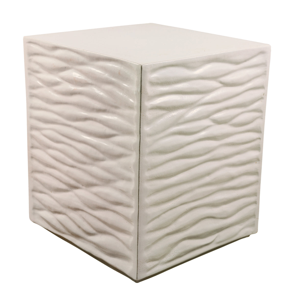 Seasonal Living Zen Ceramic Square Garden Stool