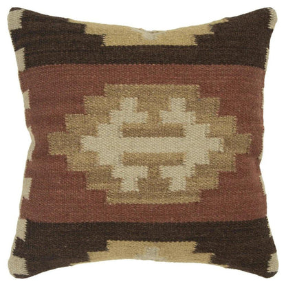 Cabin Western Brown Throw Pillow Down Insert - LOOMLAN - LOOMLAN - Throw Pillows
