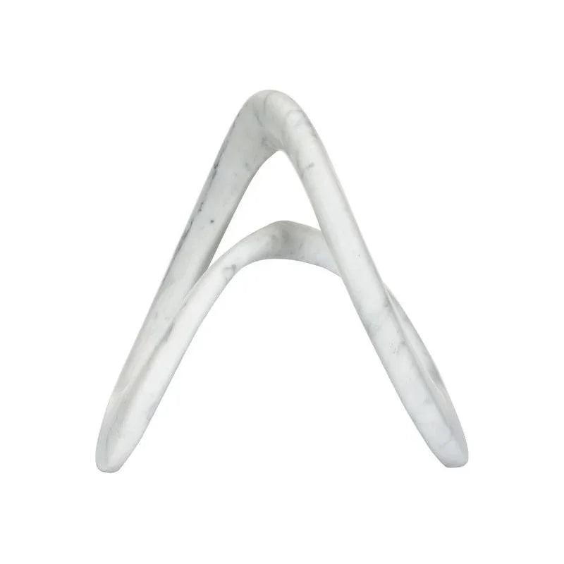 Caerwyn Solid Carrera Marble Sculpture - LOOMLAN - Wildwood - Statues & Sculptures