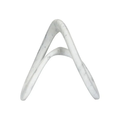 Caerwyn Solid Carrera Marble Sculpture - LOOMLAN - Wildwood - Statues & Sculptures