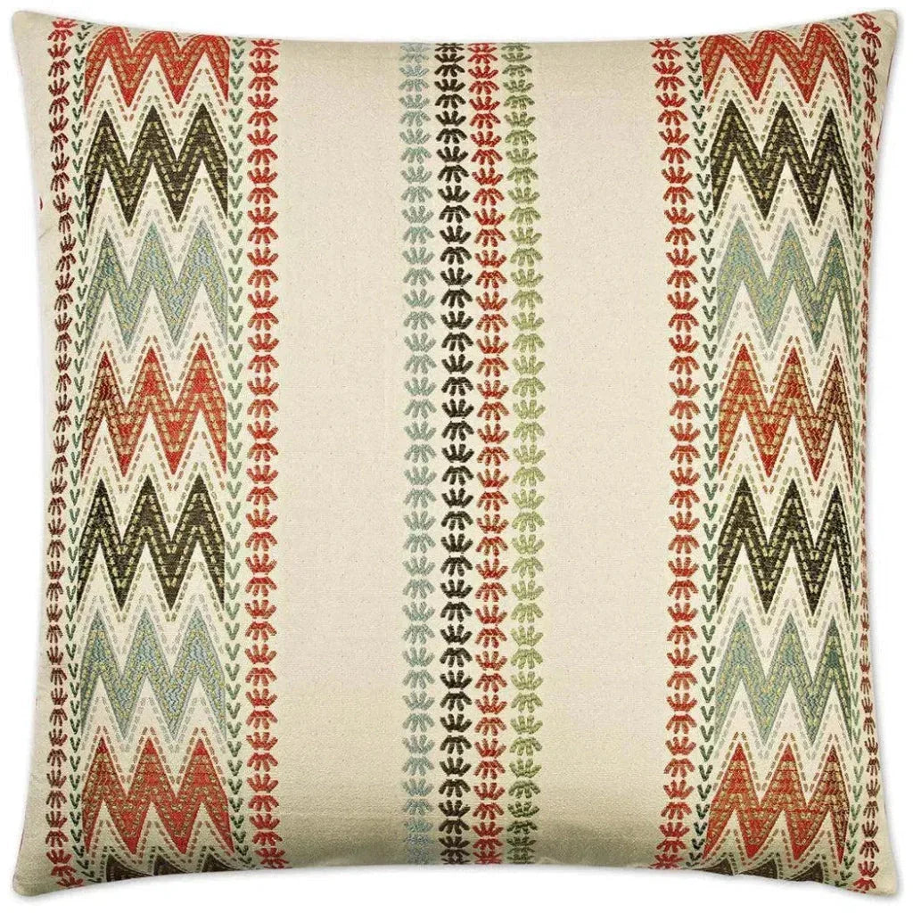 Caftan Multi Color Throw Pillow With Insert - LOOMLAN - D.V. Kap - Throw Pillows