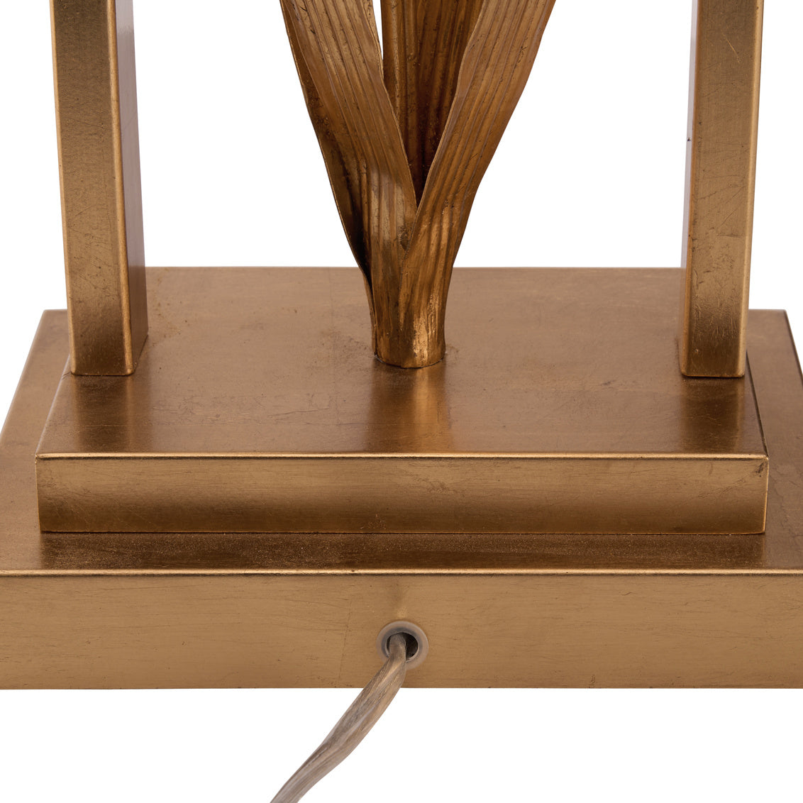 Cain Tulip Metal Golden Table Lamp