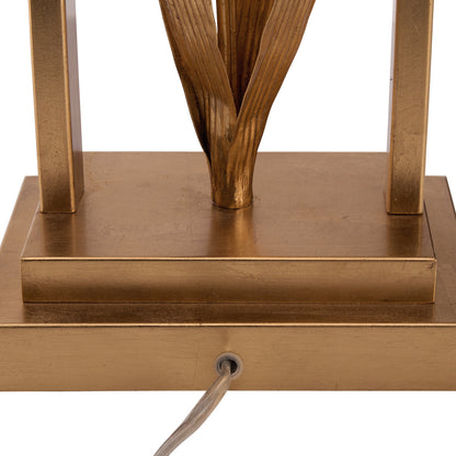 Cain Tulip Metal Golden Table Lamp