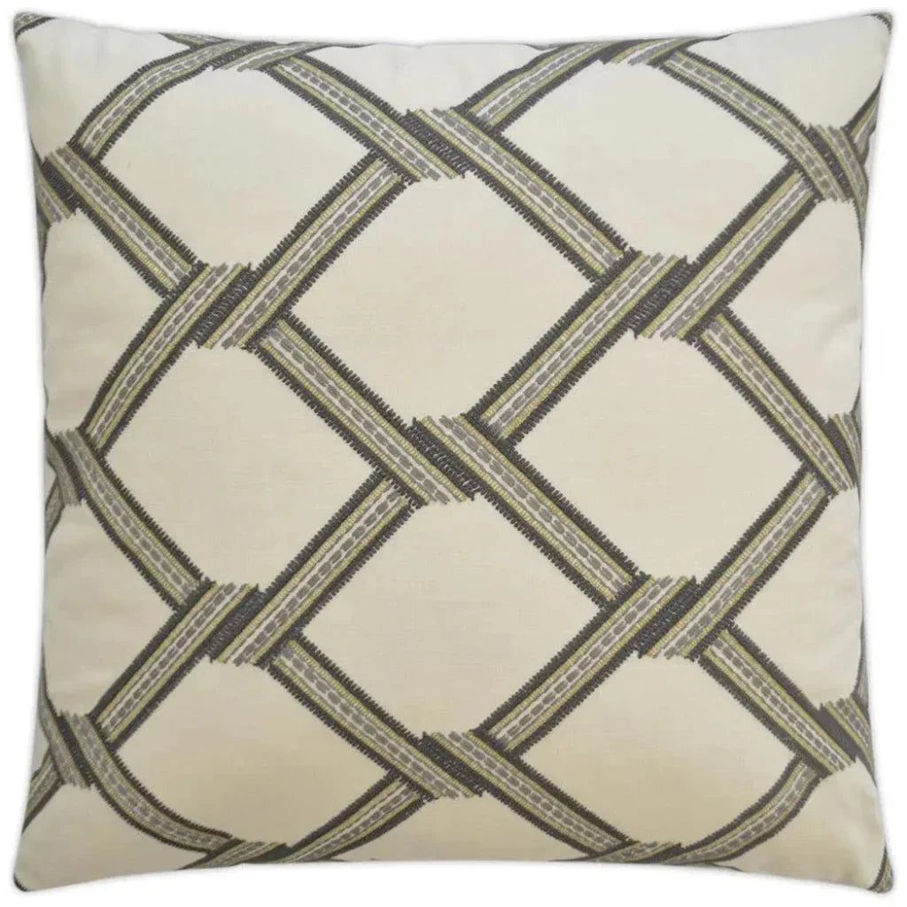 D.V. Kap Cairo Graphite Brown Throw Pillow Insert