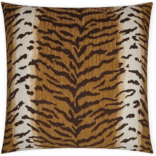 Calabar Animal Taupe Large Throw Pillow Insert - LOOMLAN - D.V. Kap - Throw Pillows