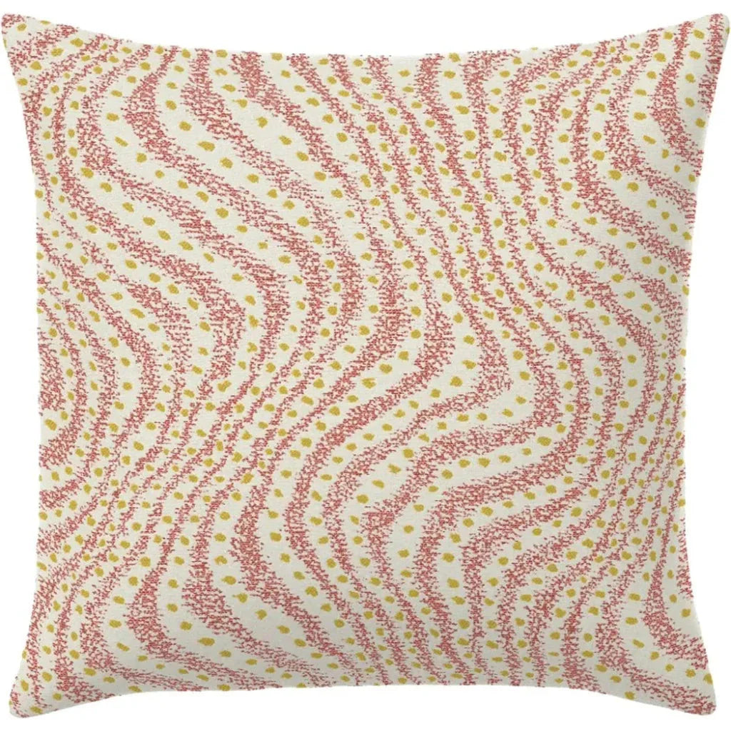 Calder Grapefruit Handmade Outdoor Pillow-Outdoor Pillows-Earnest Collection-20" Square-LOOMLAN