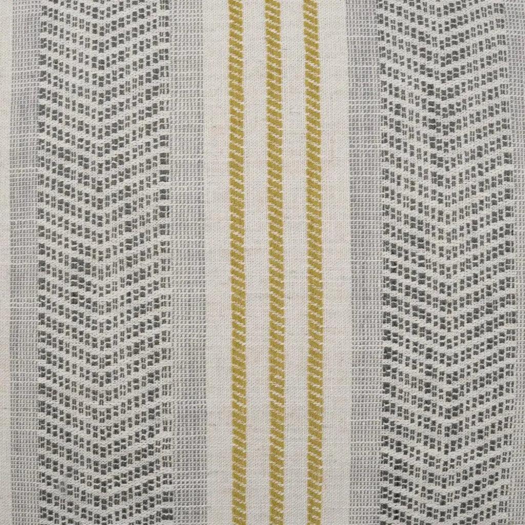 Caleb Dijon Stripes Yellow Large Throw Pillow Insert - LOOMLAN - D.V. Kap - Throw Pillows