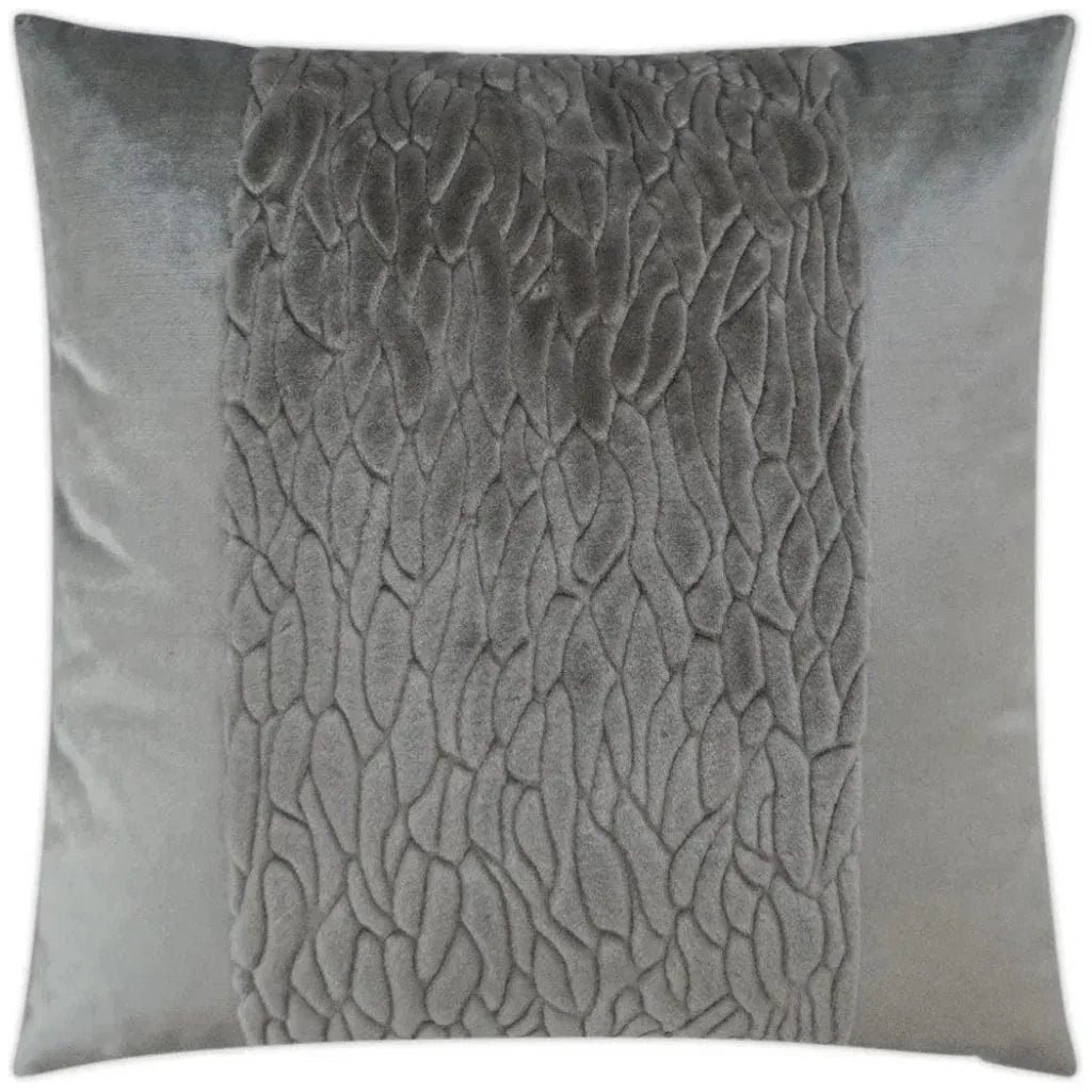 D.V. Kap Callard Band Grey Throw Pillow With Insert