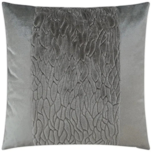 Callard Band Grey Throw Pillow With Insert - LOOMLAN - D.V. Kap - Throw Pillows