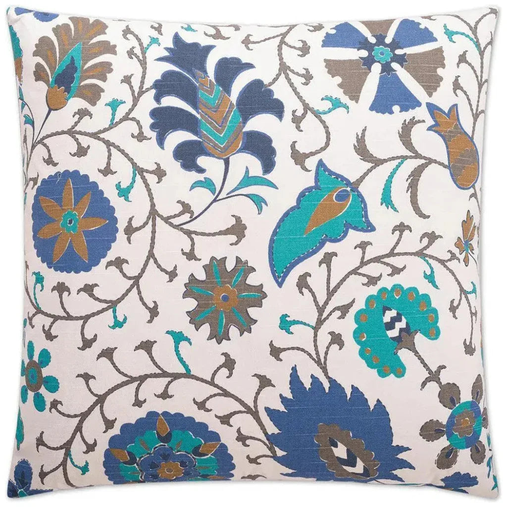 Calypso Blue Throw Pillow With Insert - LOOMLAN - D.V. Kap - Throw Pillows