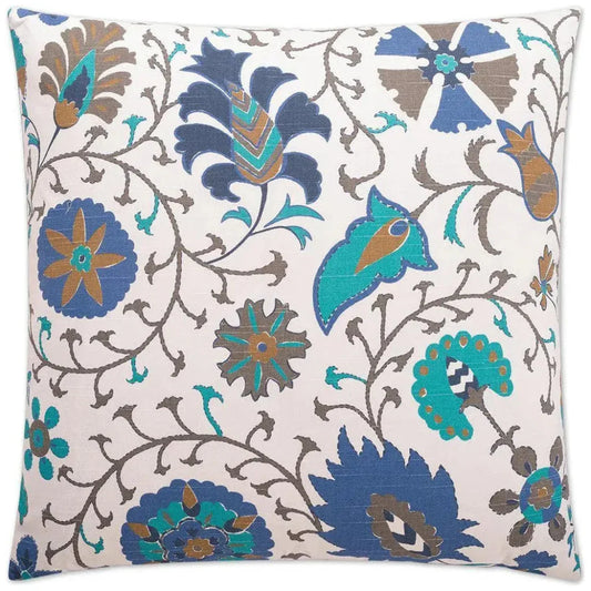 Calypso Blue Throw Pillow With Insert - LOOMLAN - D.V. Kap - Throw Pillows