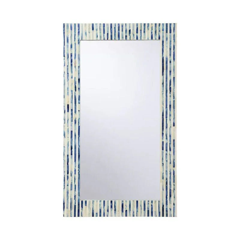 Cambridge Bone Inlay Framed Wall Mirror - LOOMLAN - Chelsea House - Wall Mirrors