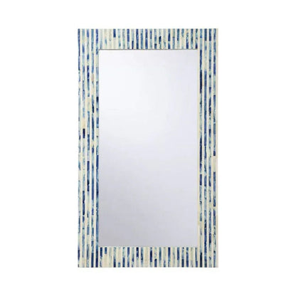Cambridge Bone Inlay Framed Wall Mirror - LOOMLAN - Chelsea House - Wall Mirrors