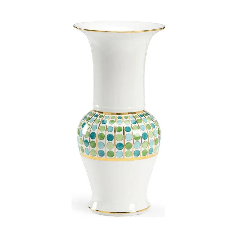 Cambridge White Porcelain Vase - LOOMLAN - Chelsea House - Vases & Jars