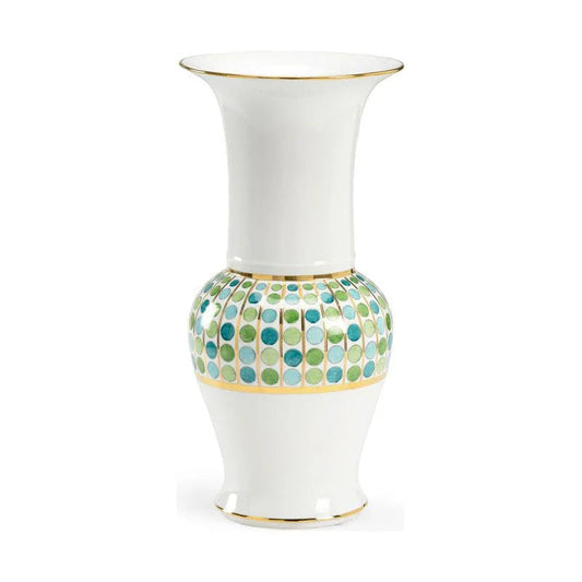 Cambridge White Porcelain Vase - LOOMLAN - Chelsea House - Vases & Jars