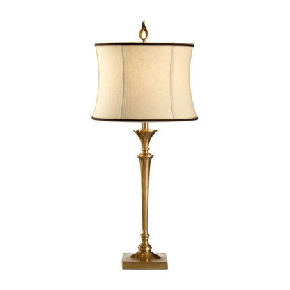 Candlestick Solid Brass Made Table Lamp - LOOMLAN - Wildwood - Table Lamps