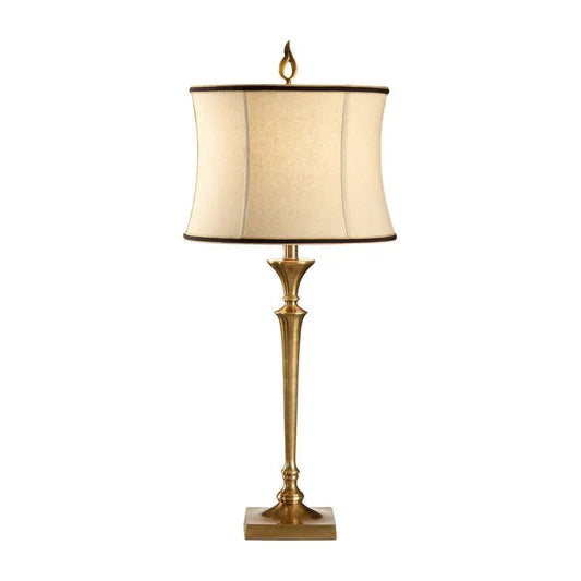 Candlestick Solid Brass Made Table Lamp - LOOMLAN - Wildwood - Table Lamps