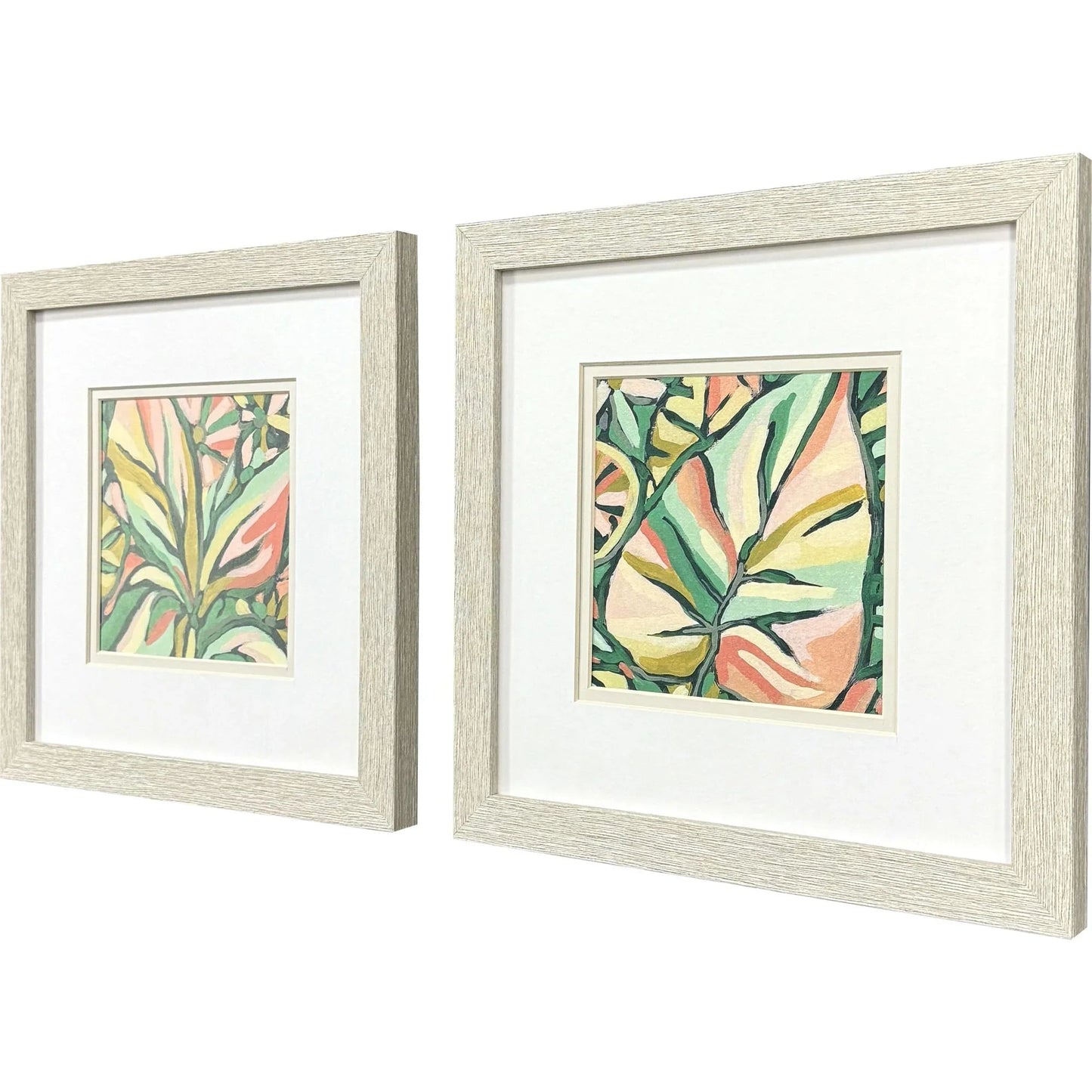 Candy Tropicals Pink Canvas Art 2PC