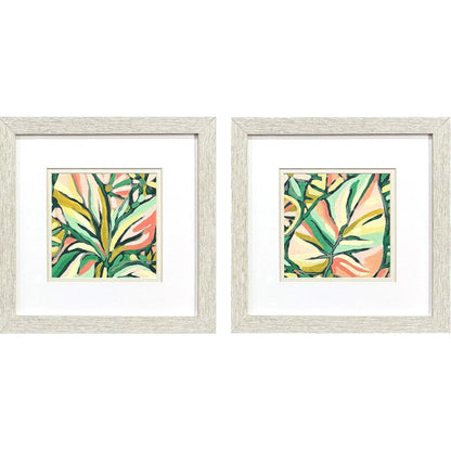 Candy Tropicals Pink Canvas Art 2PC