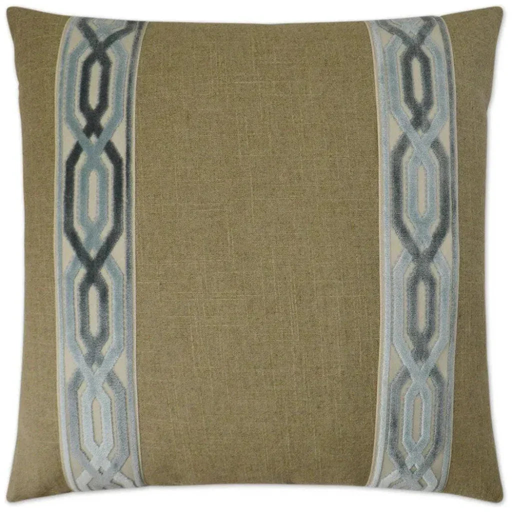 D.V. Kap Cannes Mist Grey Throw Pillow With Insert