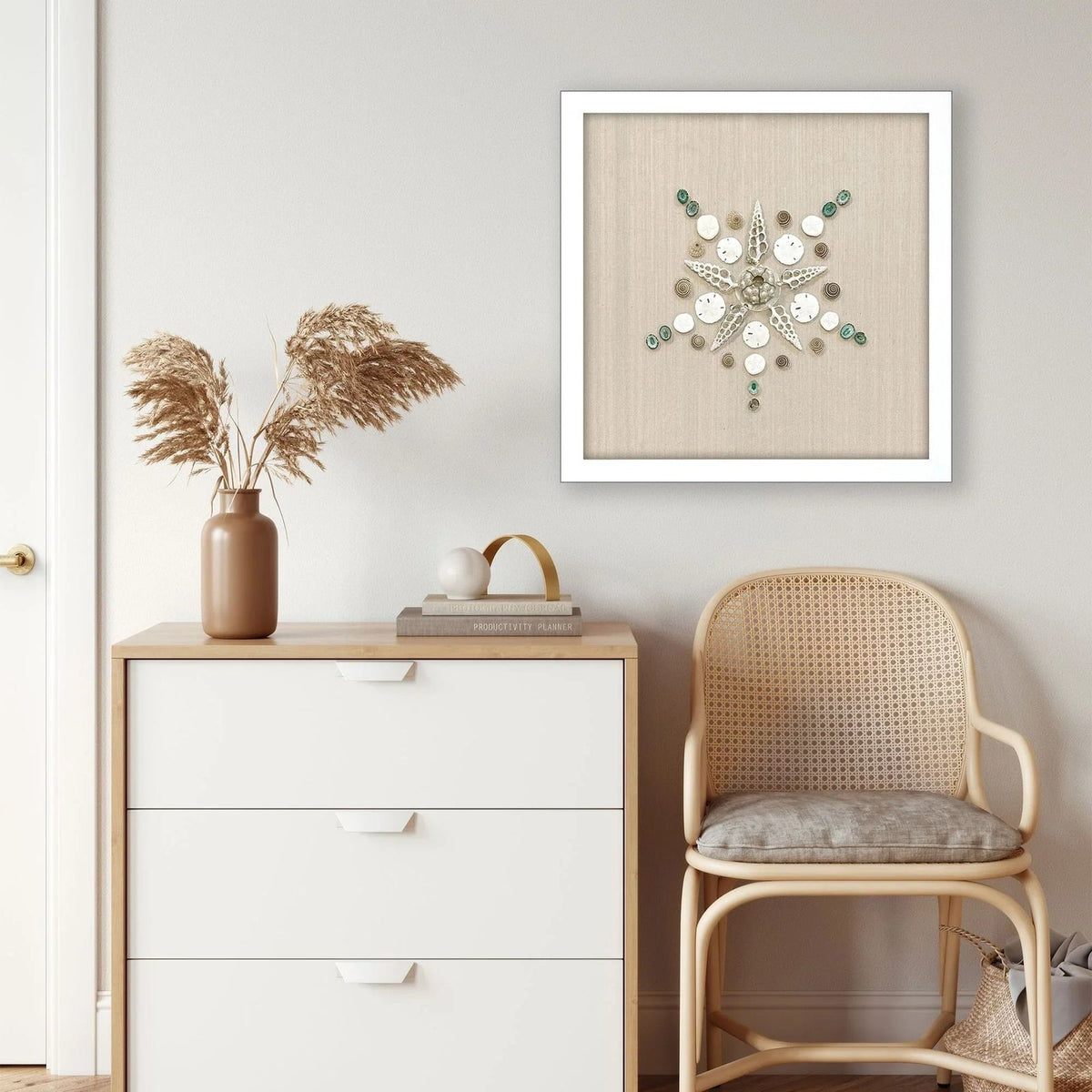 Caparazon Wood Brown Framed Wall Art -- view 2