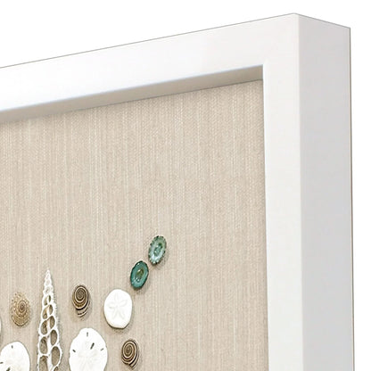 Caparazon Wood Frame Brown Canvas Art