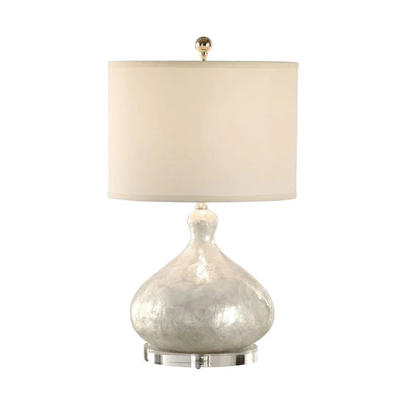 Capiz Shell Bottle White Table Lamp - LOOMLAN - Wildwood - Table Lamps
